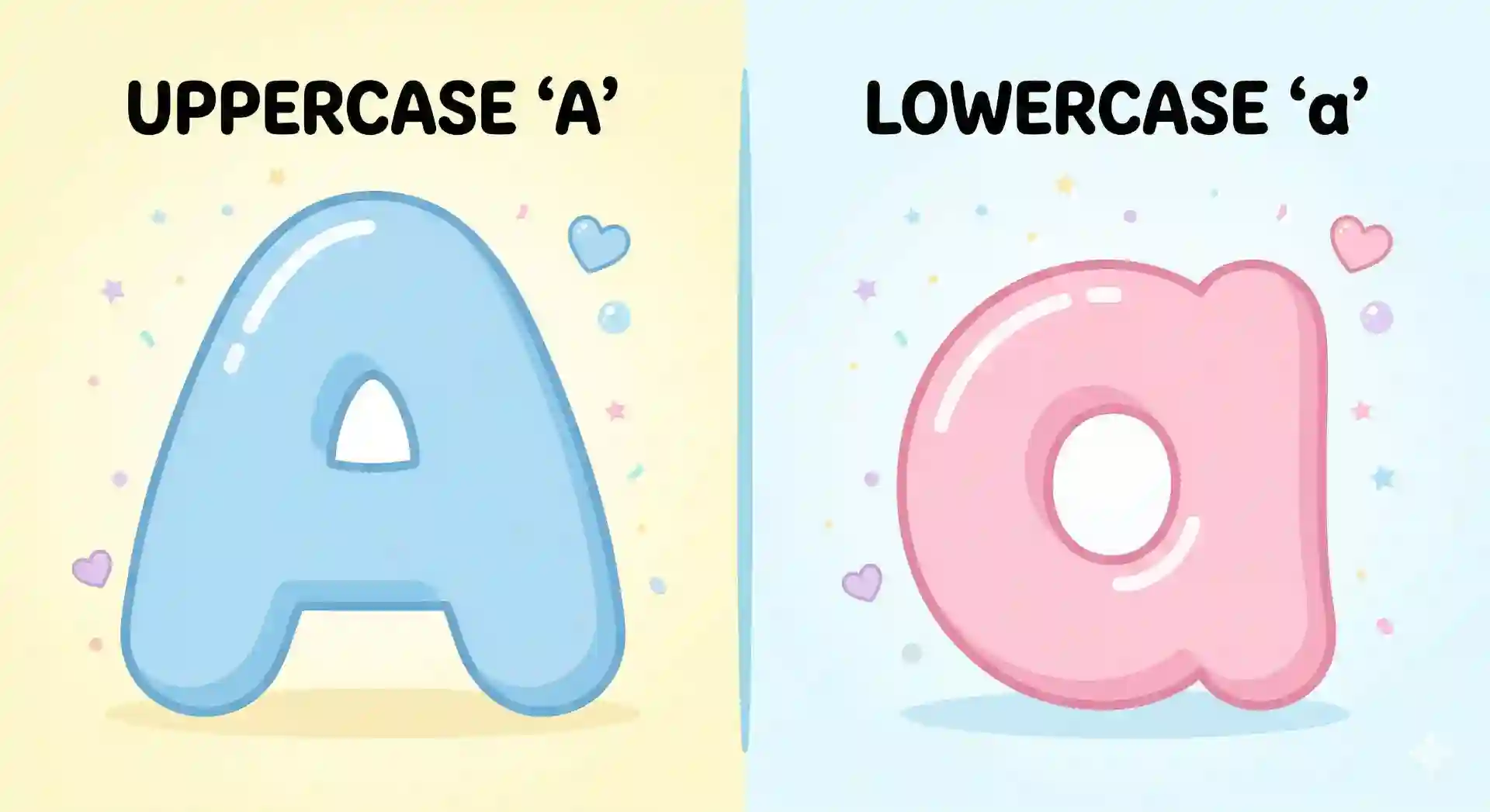 bubble letter a